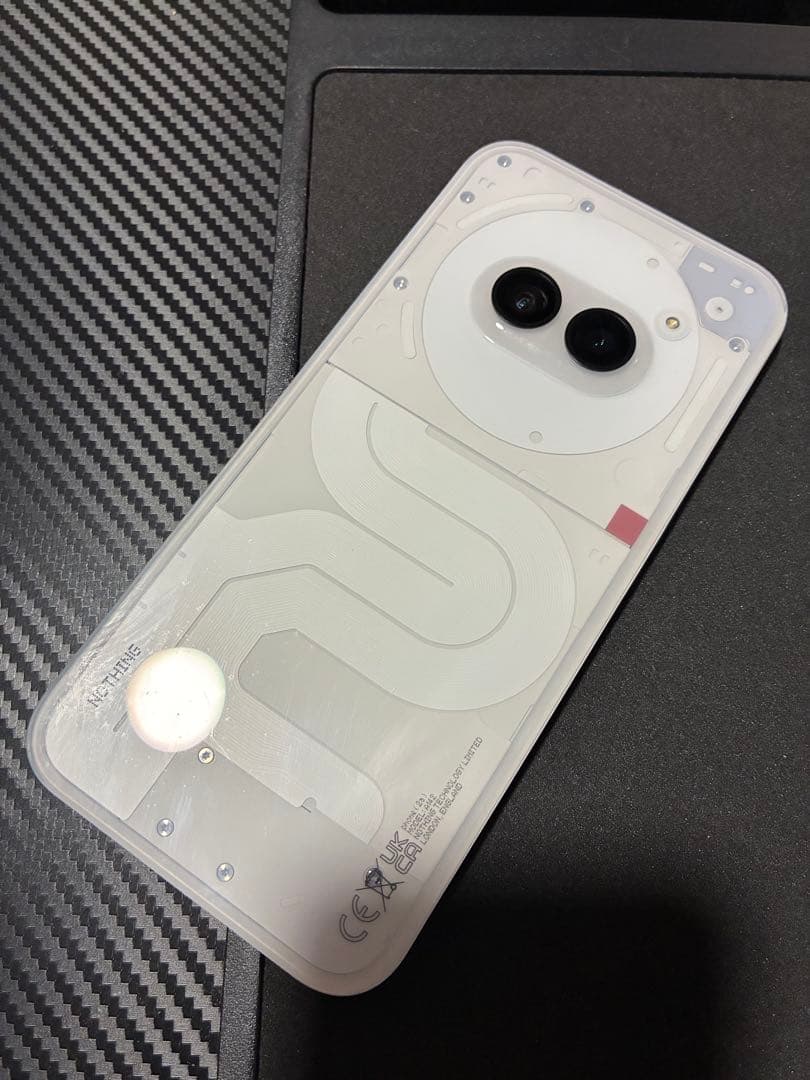 【ジャンク】Nothing Phone (2a) ミルク 128GB/8GB