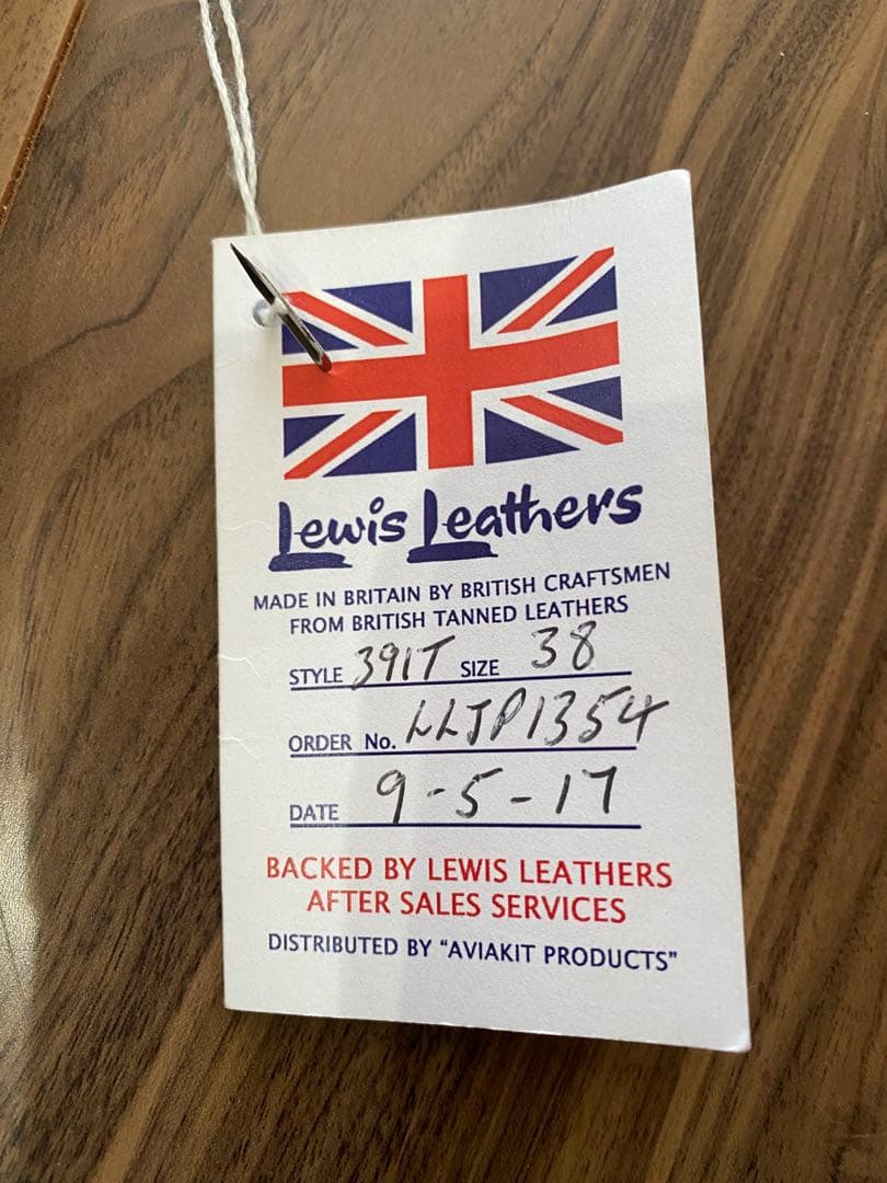 Md Tokyo Lewis Leathers ライトニング　ブラック38