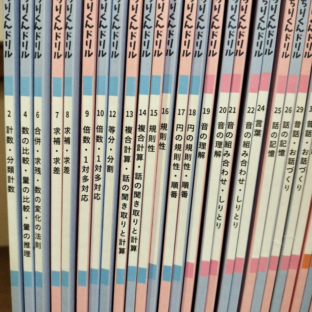 理英会単元別　ばっちりくんドリル６９冊まとめ売り　（2024年リニューアル版）
