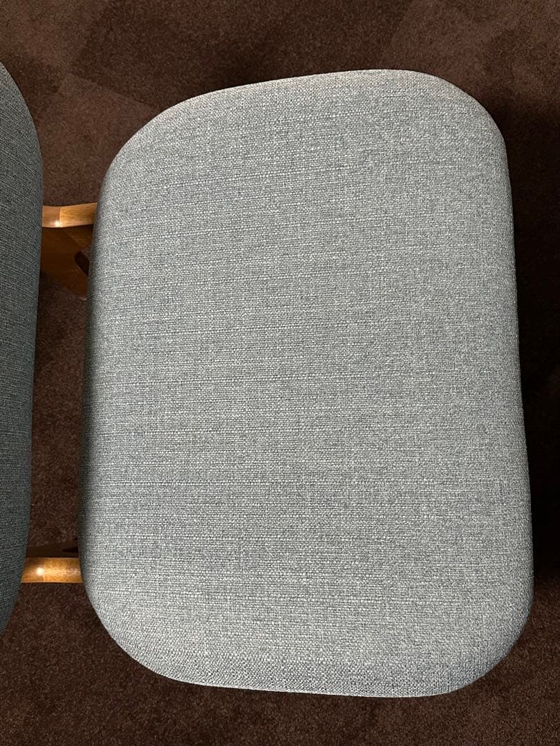 ニトリ ダイニングチェア リラックスワイド Nシールド布 ターコイズブルー