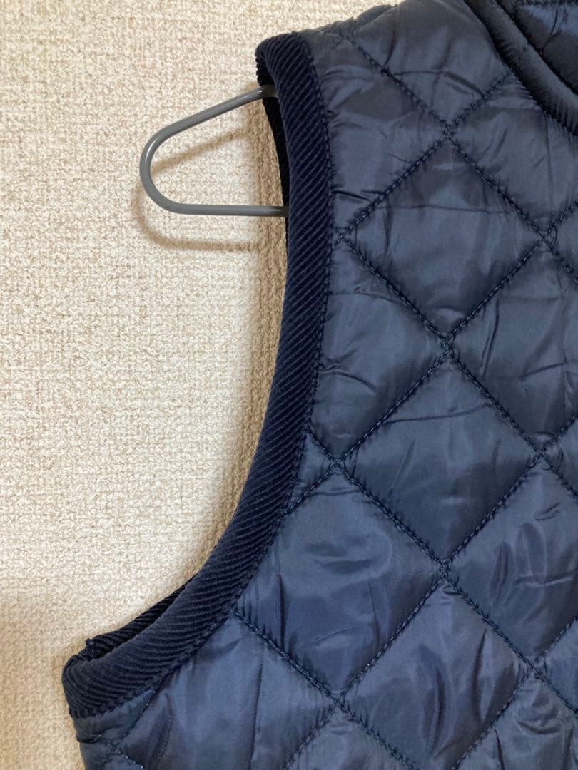 新品未使用　ラベンハム　キルティングベスト　36 ネイビー