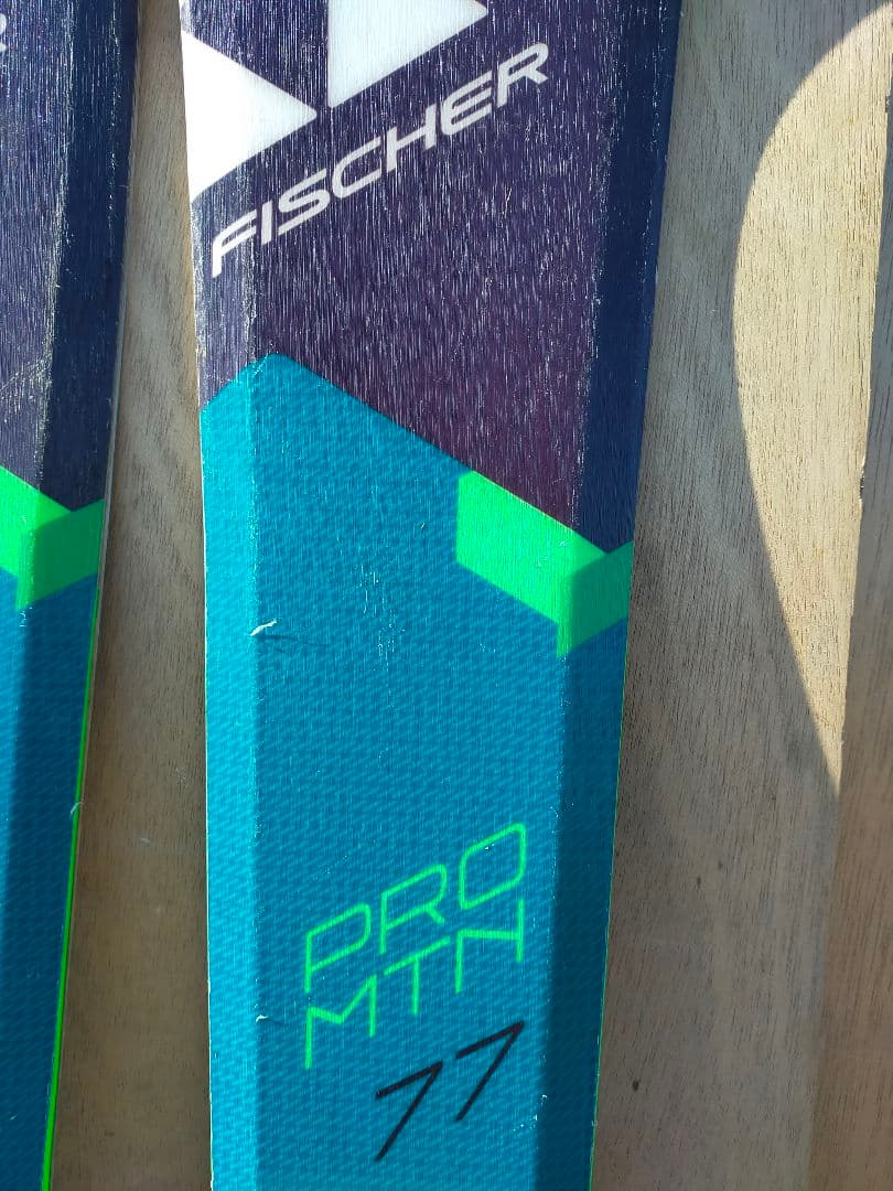 FISCHER フィッシャー　PRO MTN 77 スキー板 バインディング付き