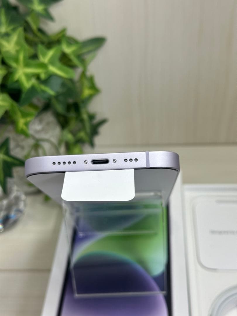 ✅✨新品級・100％✨iPhone 14 128GB❣️パープル