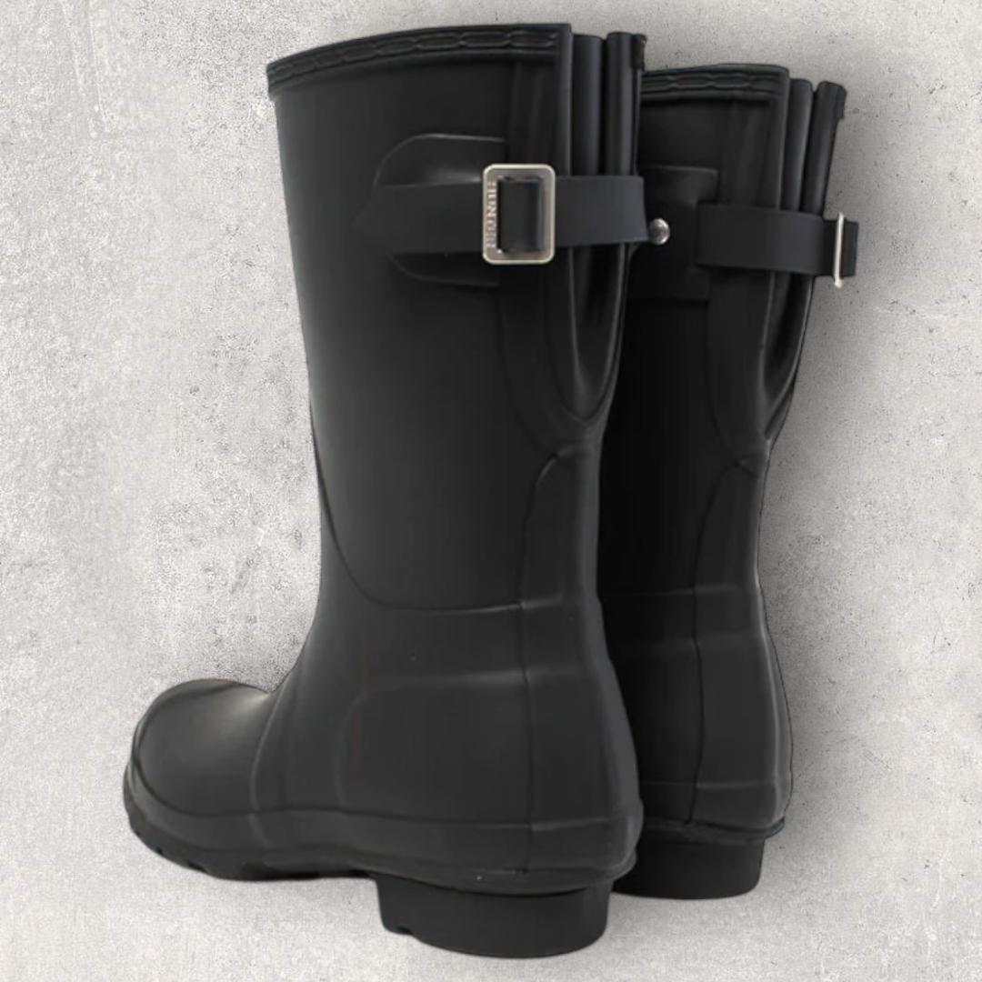 新品未使用 ハンター オリジナル ショート レインブーツ ブラック 25cm