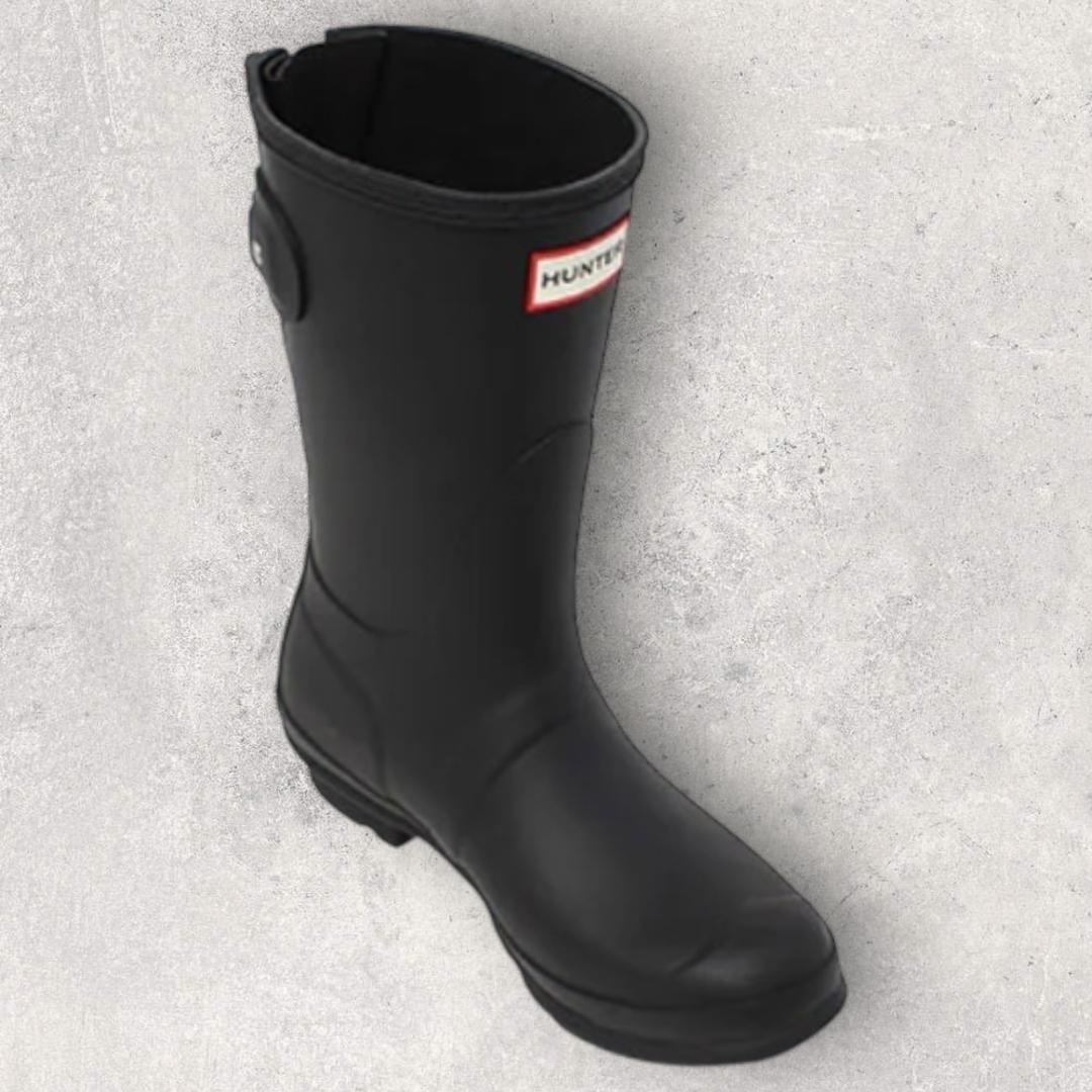 新品未使用 ハンター オリジナル ショート レインブーツ ブラック 25cm