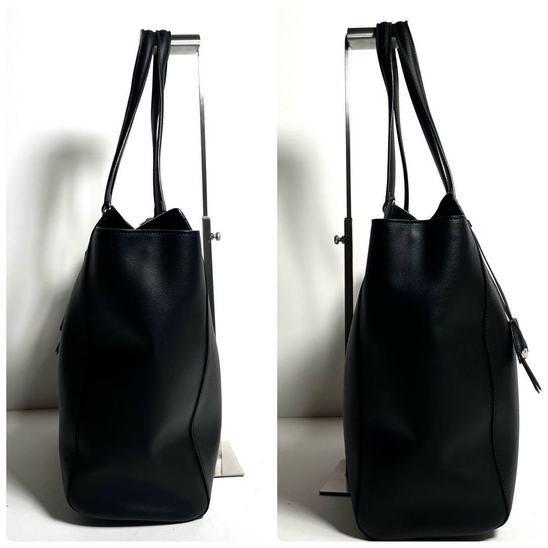 【極上美品✨】ボルドリーニセレリア トートバッグ 肩掛け レザー 黒