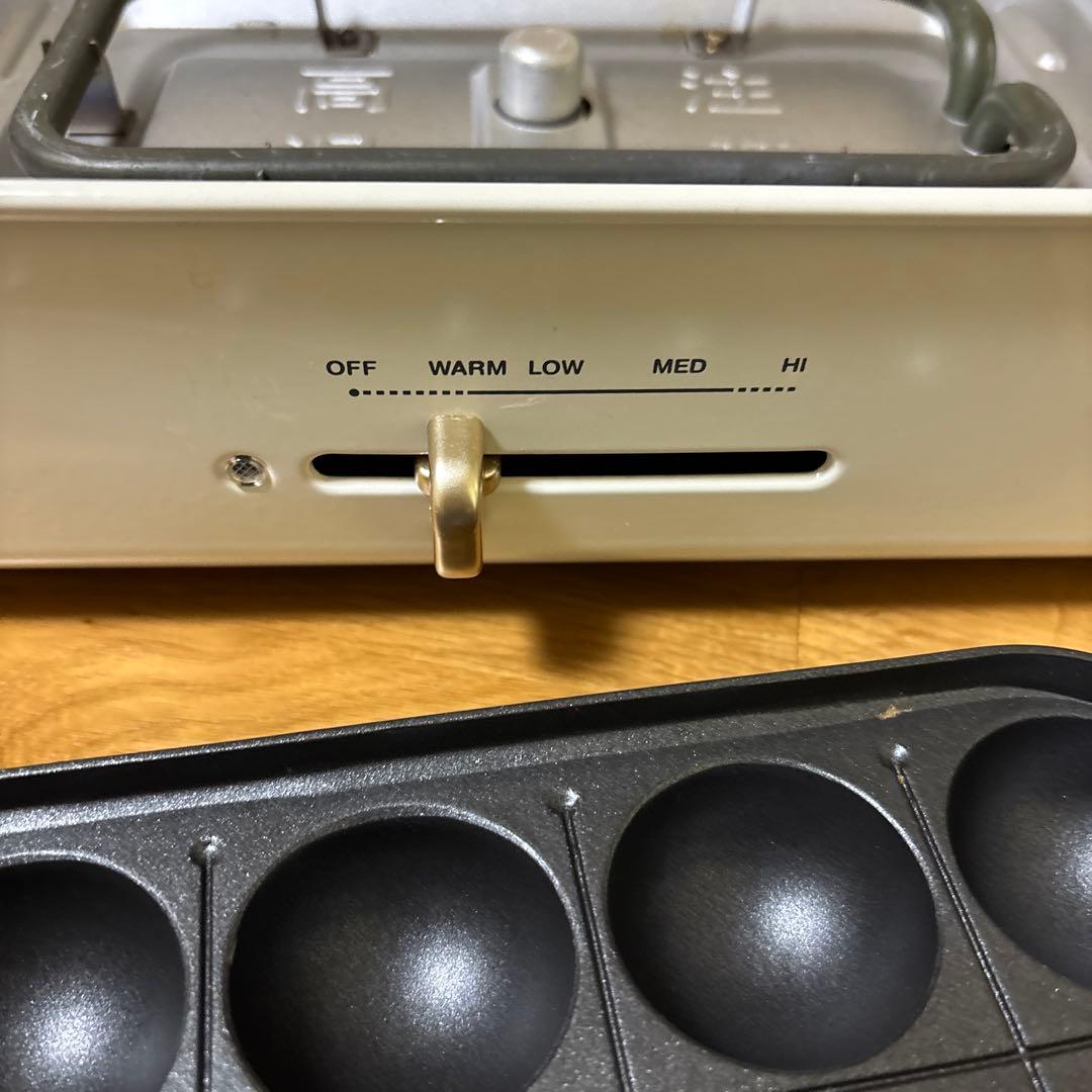 【美品】BRUNO コンパクトホットプレート ホワイト