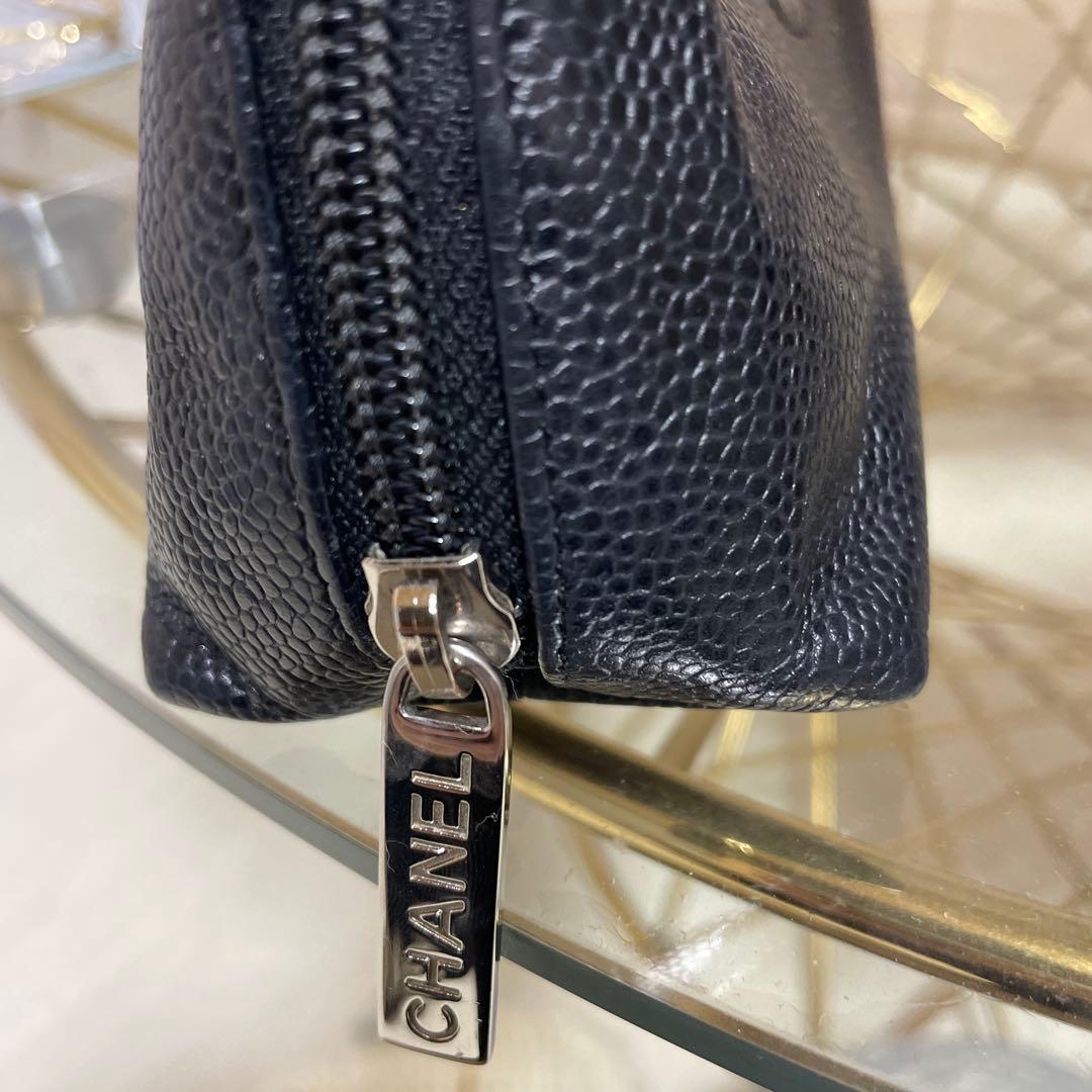 【週末限定値下げ】 CHANEL キャビアスキン ポーチ