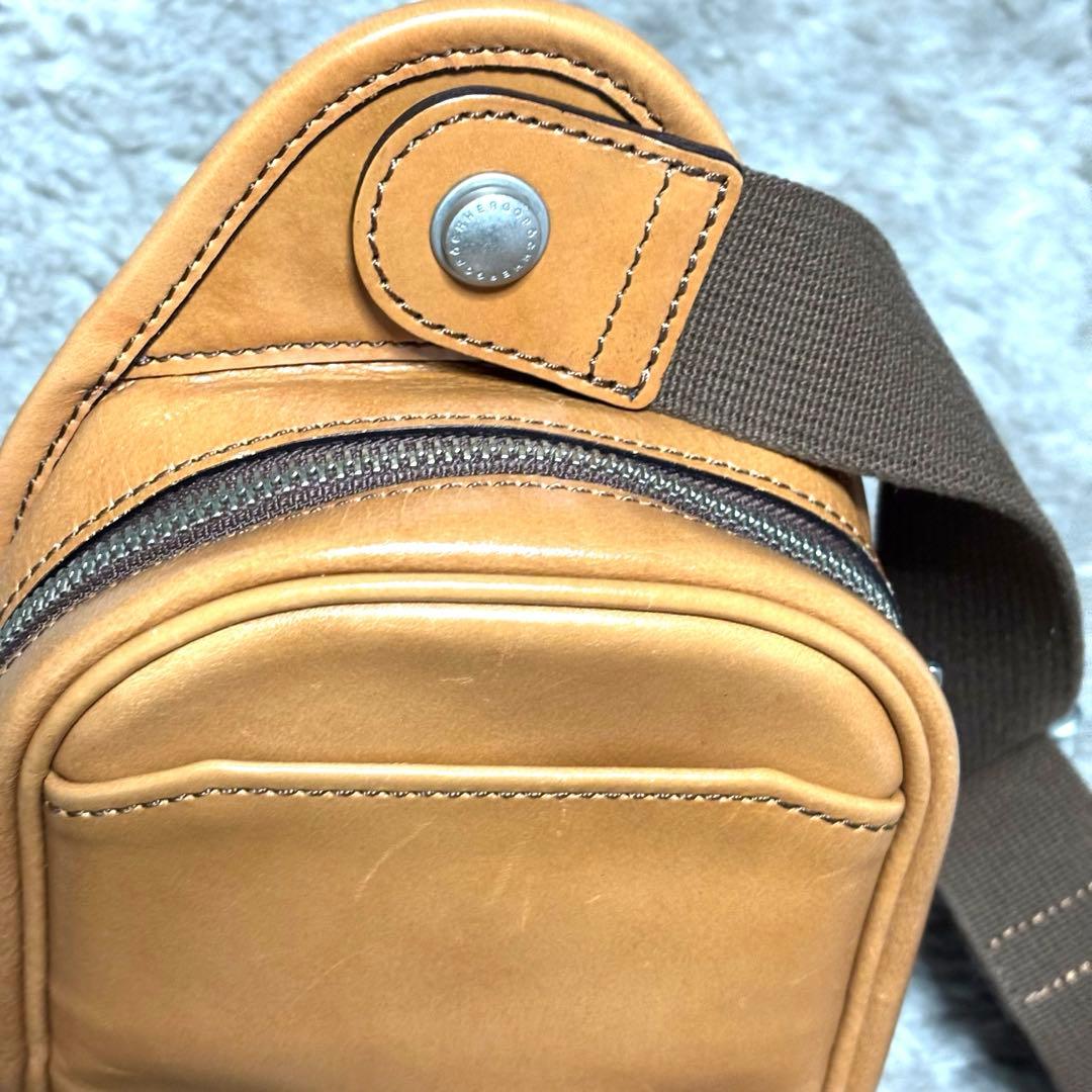 HERGO POCH エルゴポック　ボディバッグ　キャメル 保存袋あり