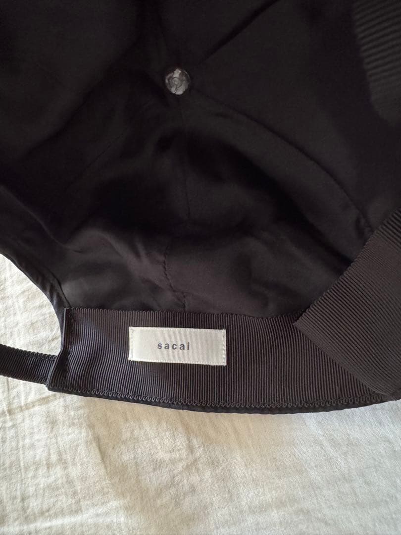 sacai ナイロン キャップ
