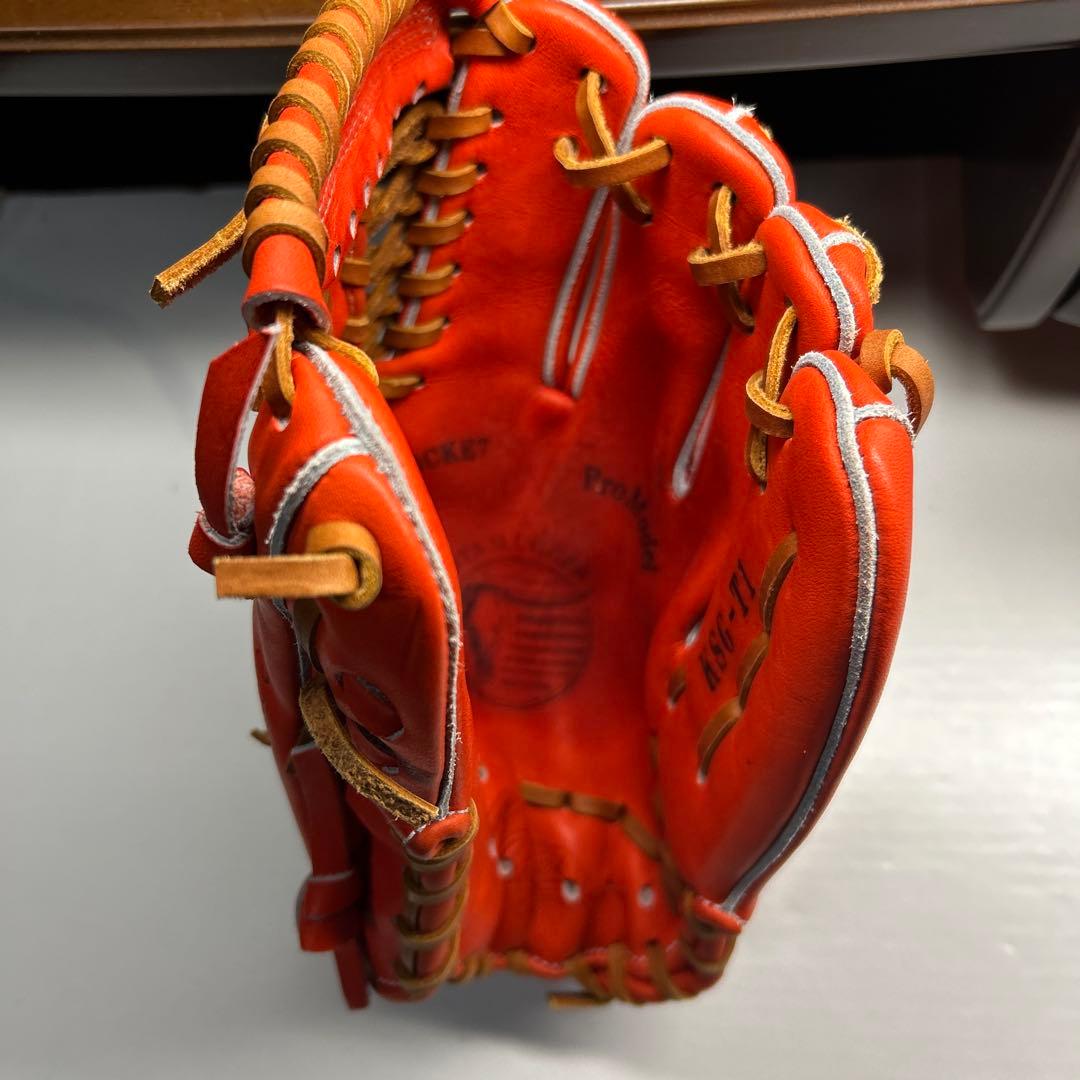久保田スラッガー 硬式グローブ 内野手 KSG-T1 Fオレンジ鳥谷選手モデル