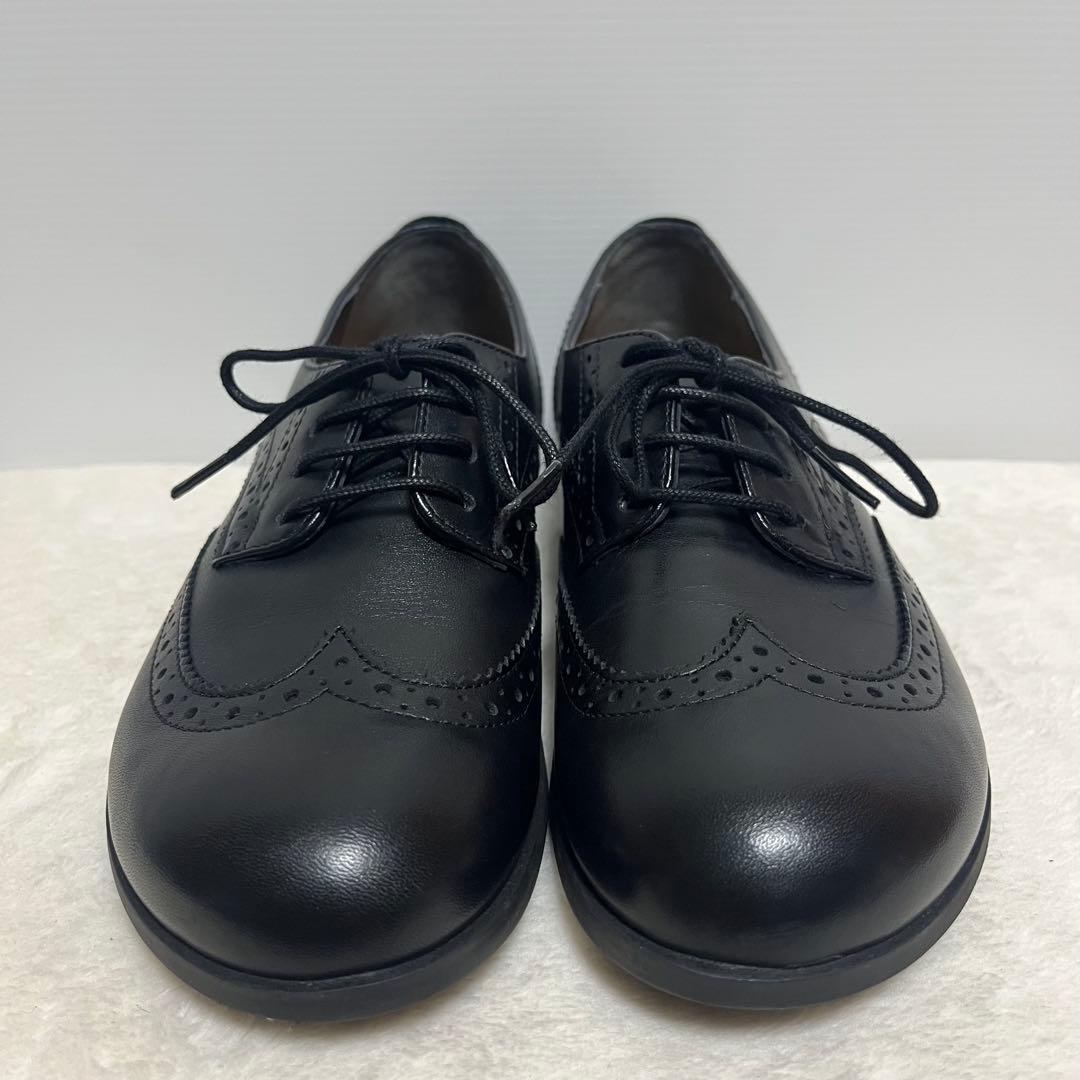 【美品】ビルケンシュトック ララミーロー　レースアップシューズ　ブラック　革靴