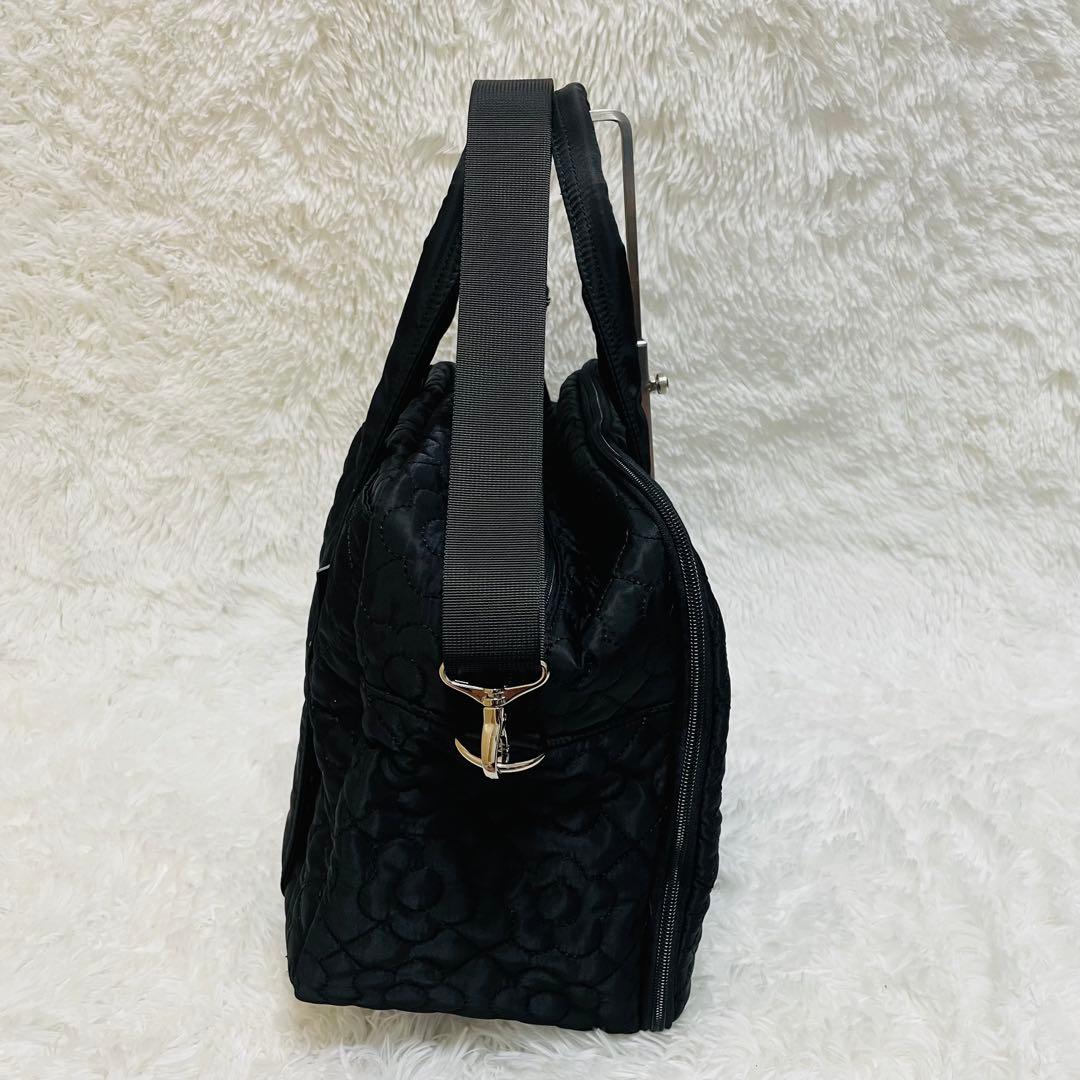 マリークワント デイジーキルトボストンバッグ　キャリーオンバッグ