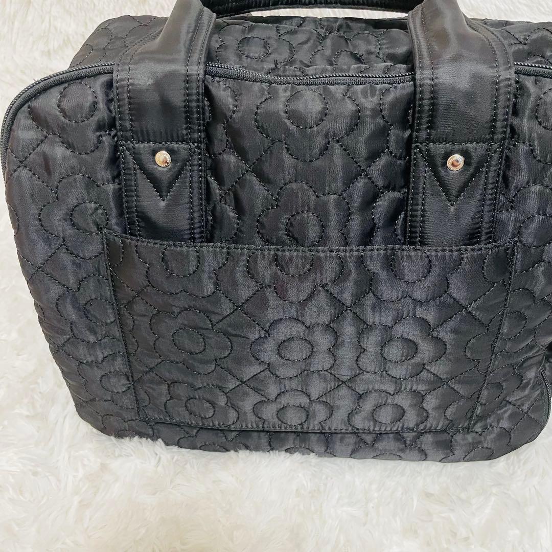 マリークワント デイジーキルトボストンバッグ　キャリーオンバッグ