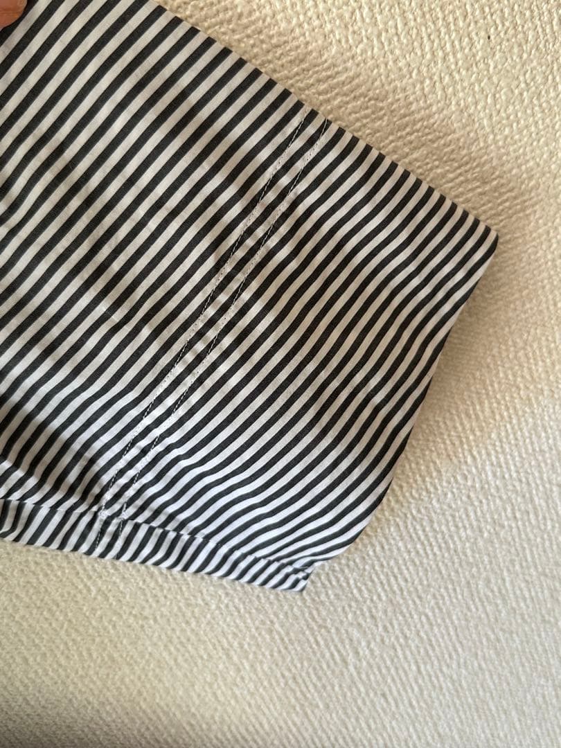 美品　メゾンマルジェラ　ドルマンスリーブシャツ　ストライプシャツ