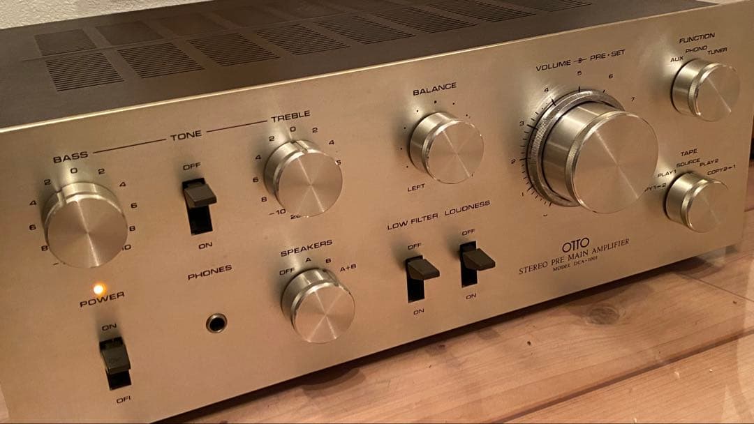 OTTO DCA-1001 プリメインアンプ　動画あり