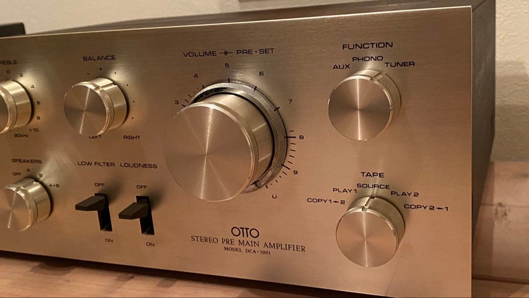 OTTO DCA-1001 プリメインアンプ　動画あり