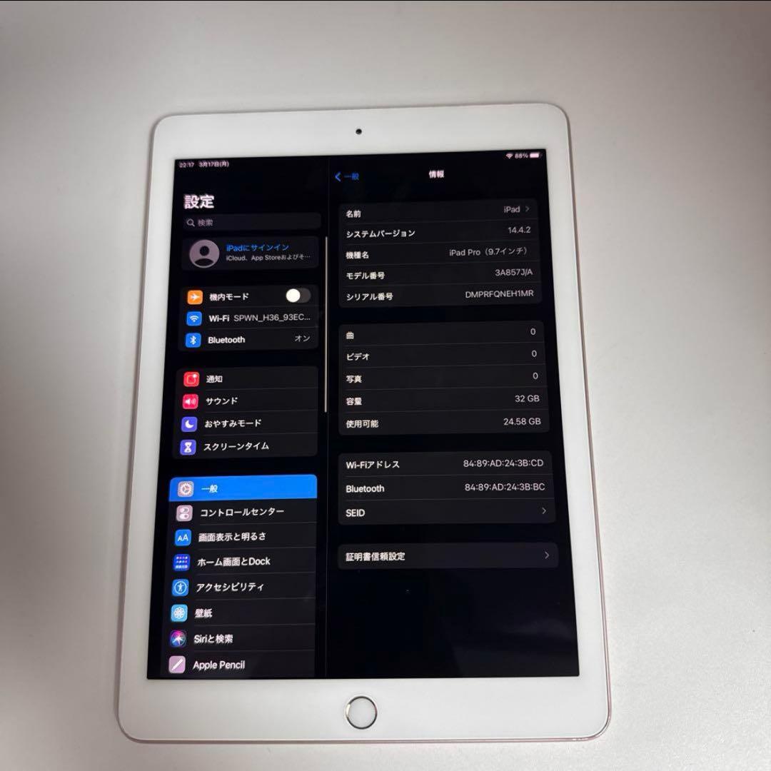 iPad Pro 9.7インチ 32GB モデル A1673