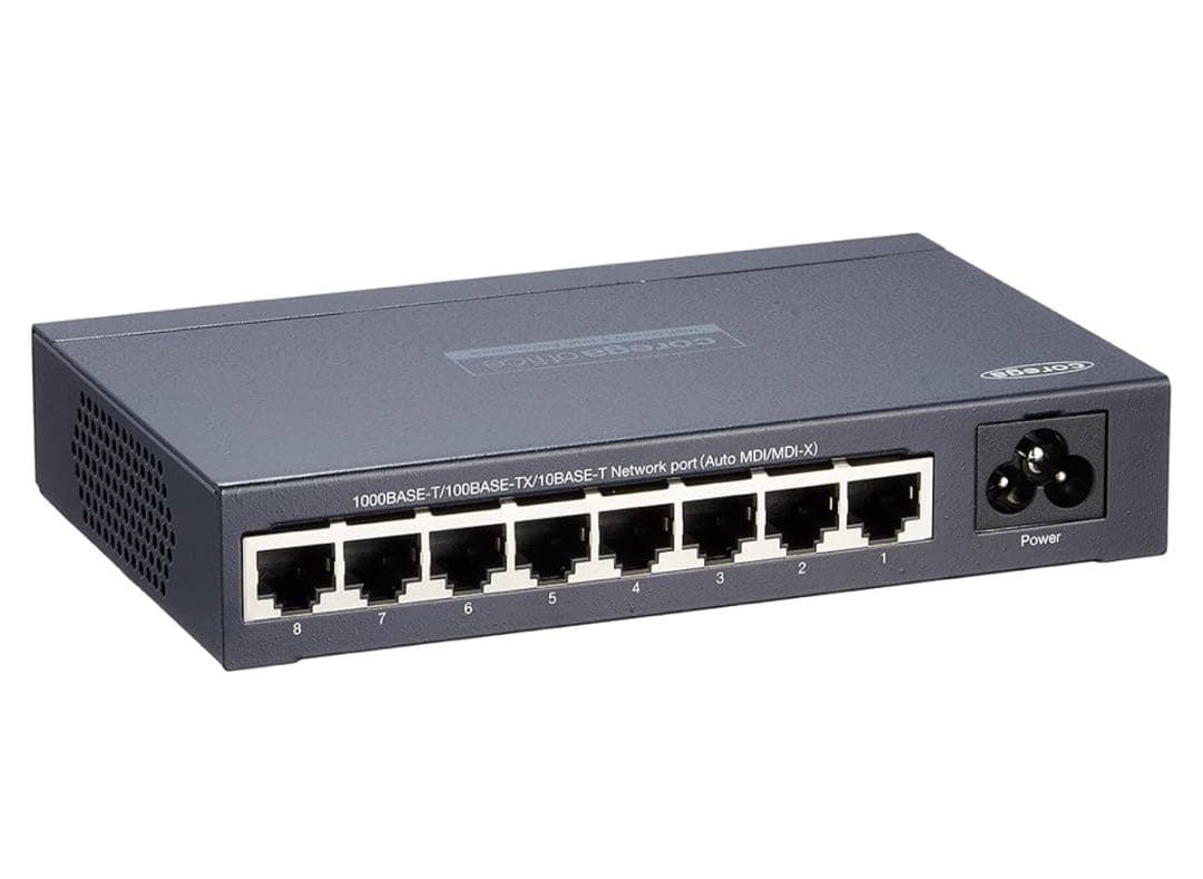 corega CO-BSW08GTXVL2 8ポートスイッチングハブ