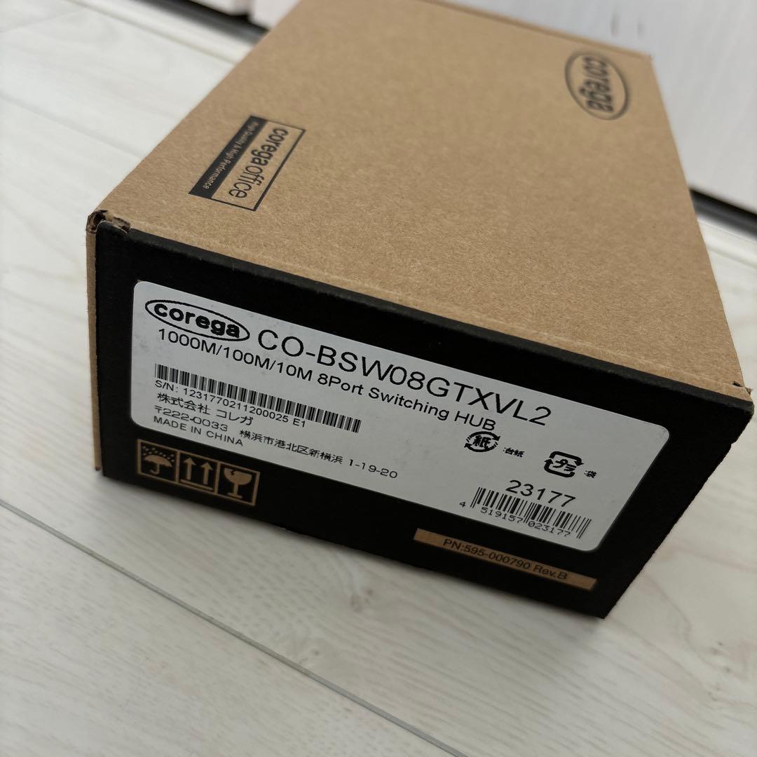 corega CO-BSW08GTXVL2 8ポートスイッチングハブ