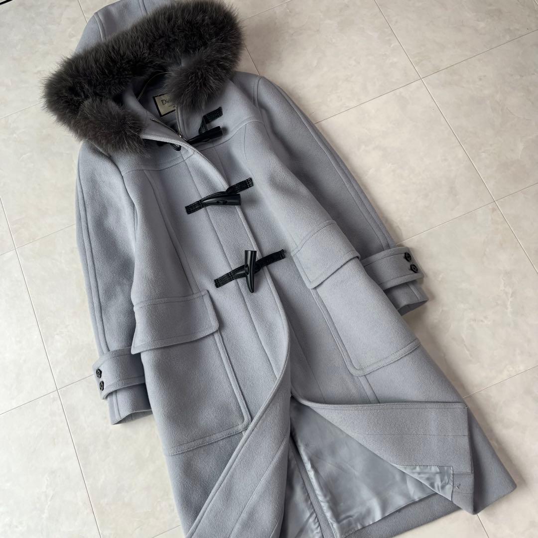 極美品✨ダイアグラム　フォックスファー付ダッフルコート 36 2way 脱着可