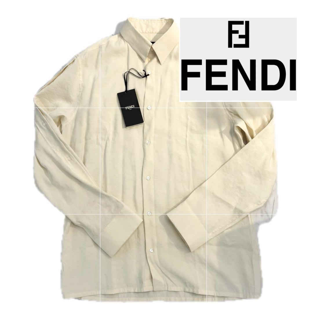 Fendi フェンディ デザインシャツ 長袖 39サイズ 未使用品