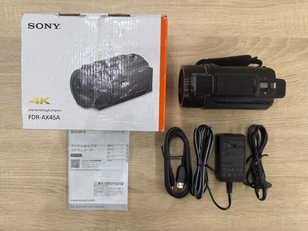 SONY ソニー 4K ビデオカメラ FDR-AX45A