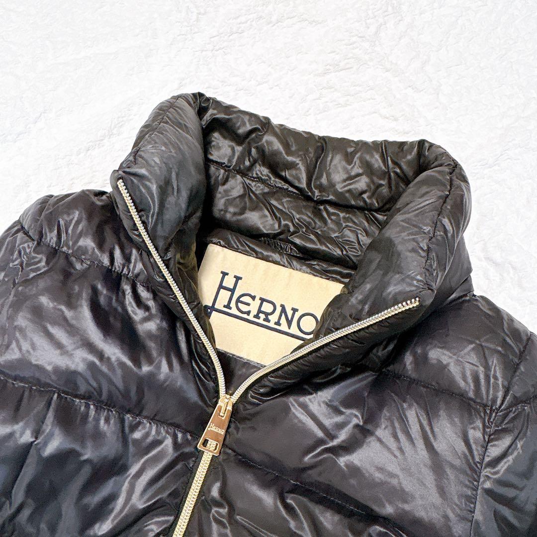 定価17万✨超軽量HERNO エコファー切替　スタンドカラーダウンコート