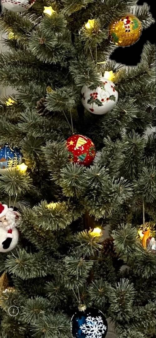 クリスマスツリー LEDライト付き オーナメント付き送料込み