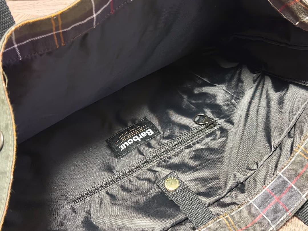 未使用品 Barbour バブアー Fieldワックス トートバッグ