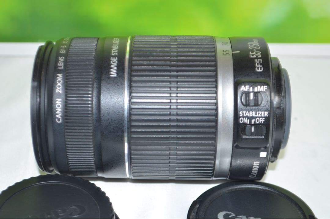 キャノン Canon EF-S 55-250mm IS☆お手軽望遠