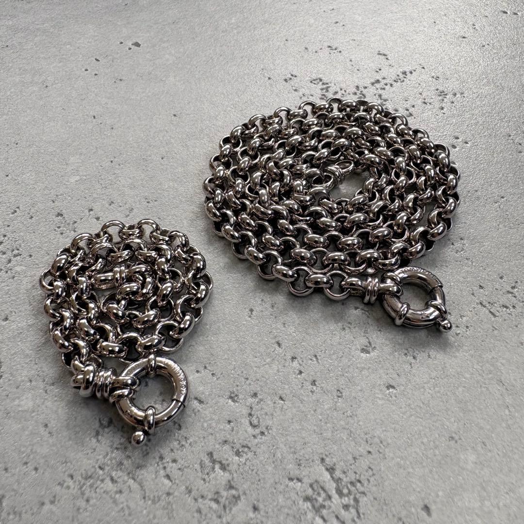 ほぼ新品！TOM WOOD Thick Rolo chain セット売り