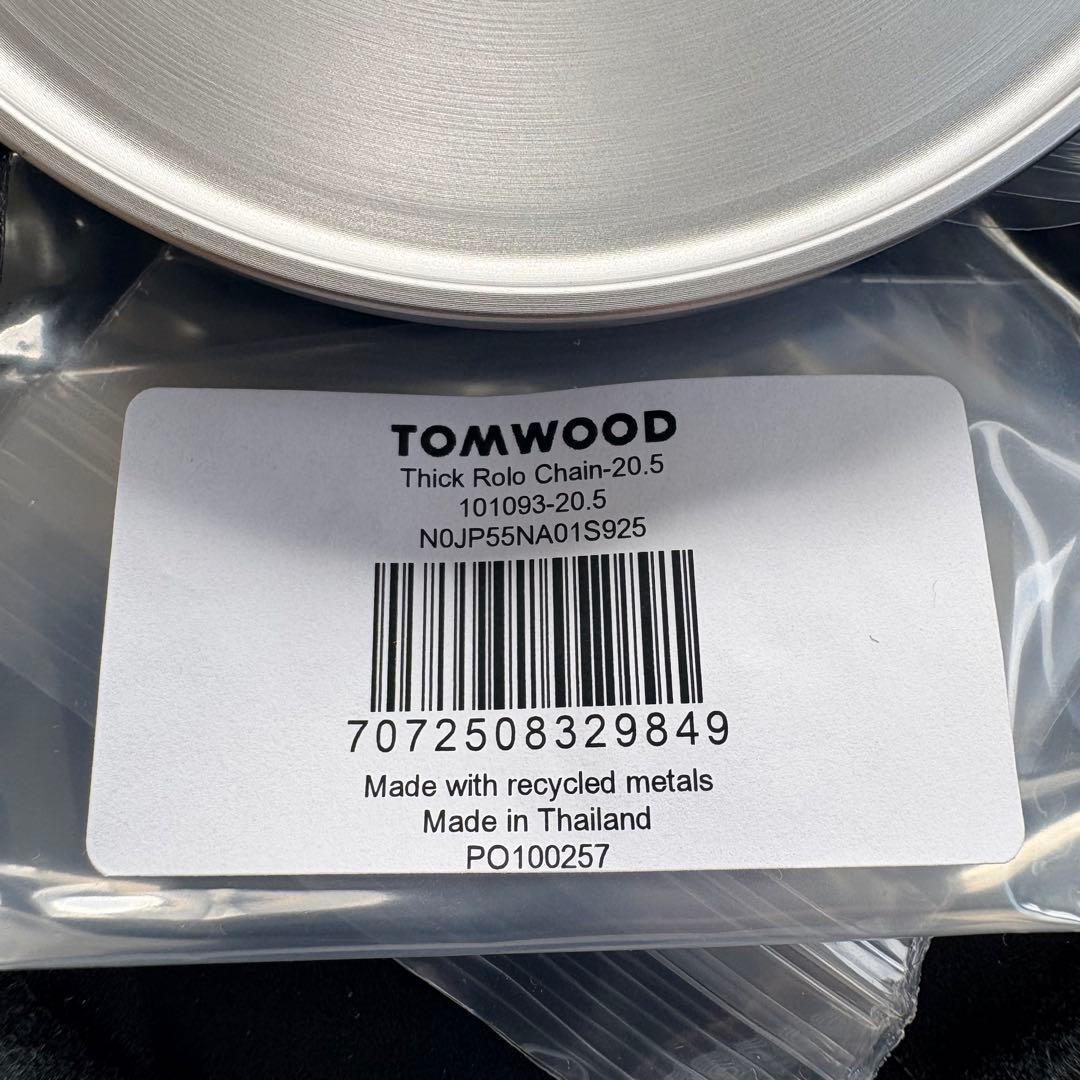 ほぼ新品！TOM WOOD Thick Rolo chain セット売り