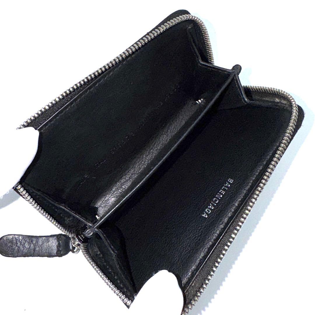 付属品完備✨バレンシアガ　ケース　小銭入れ　エブリデイ　財布　レザー　黒