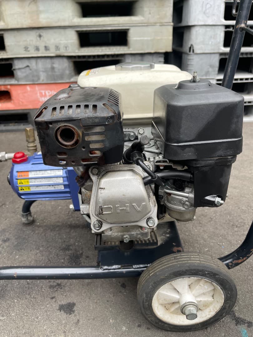 ガソリンエンジン式高圧洗浄機HPJ-4120ME-TK本体 & 給水ホース