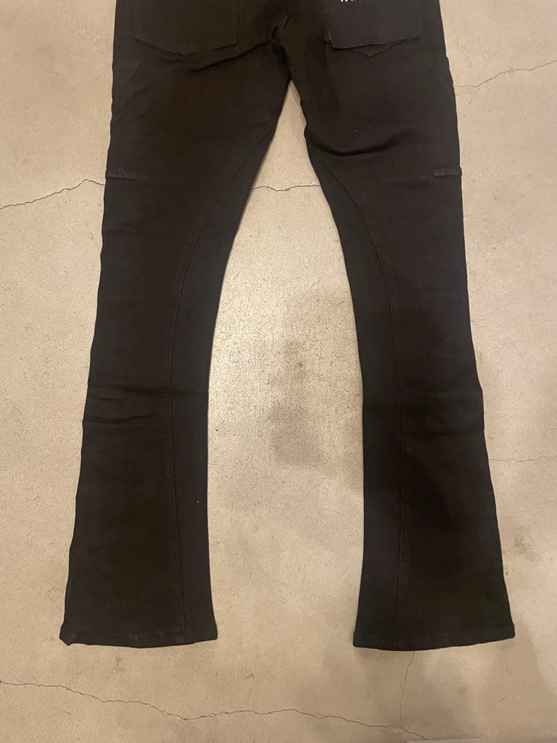 valabasas バラバサス サイドロゴブラックデニム 29