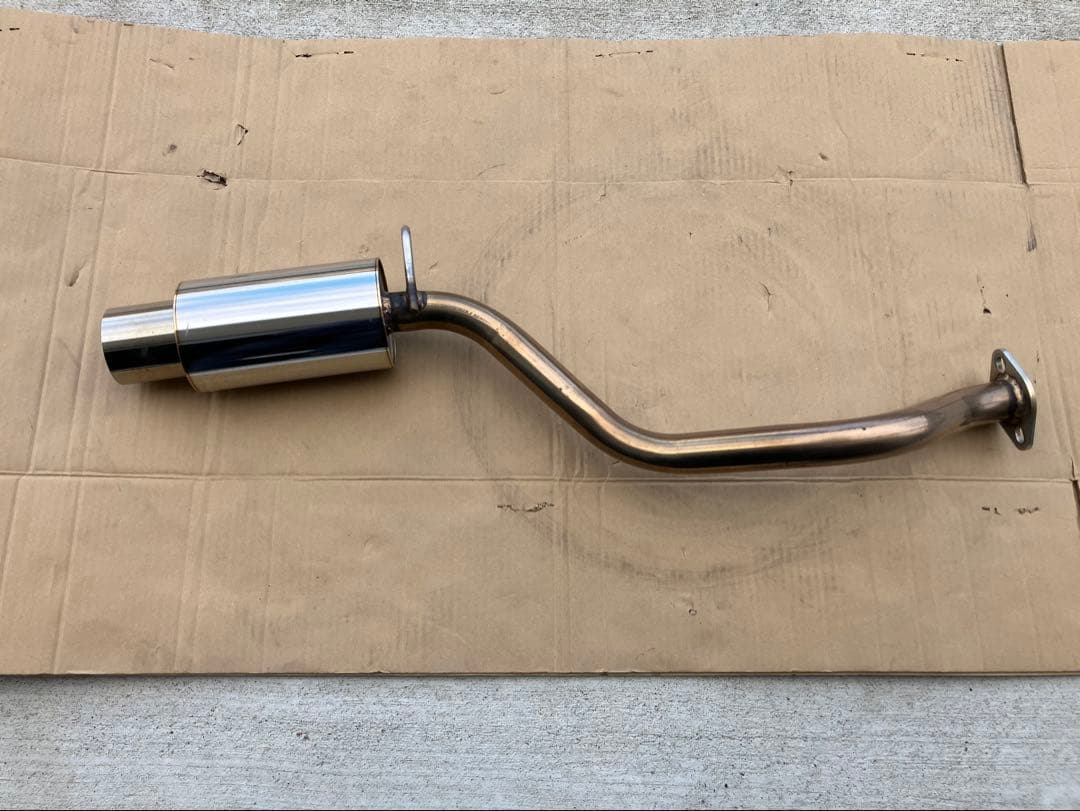 N1★コペンL880K オールステンマフラー 右片側出し