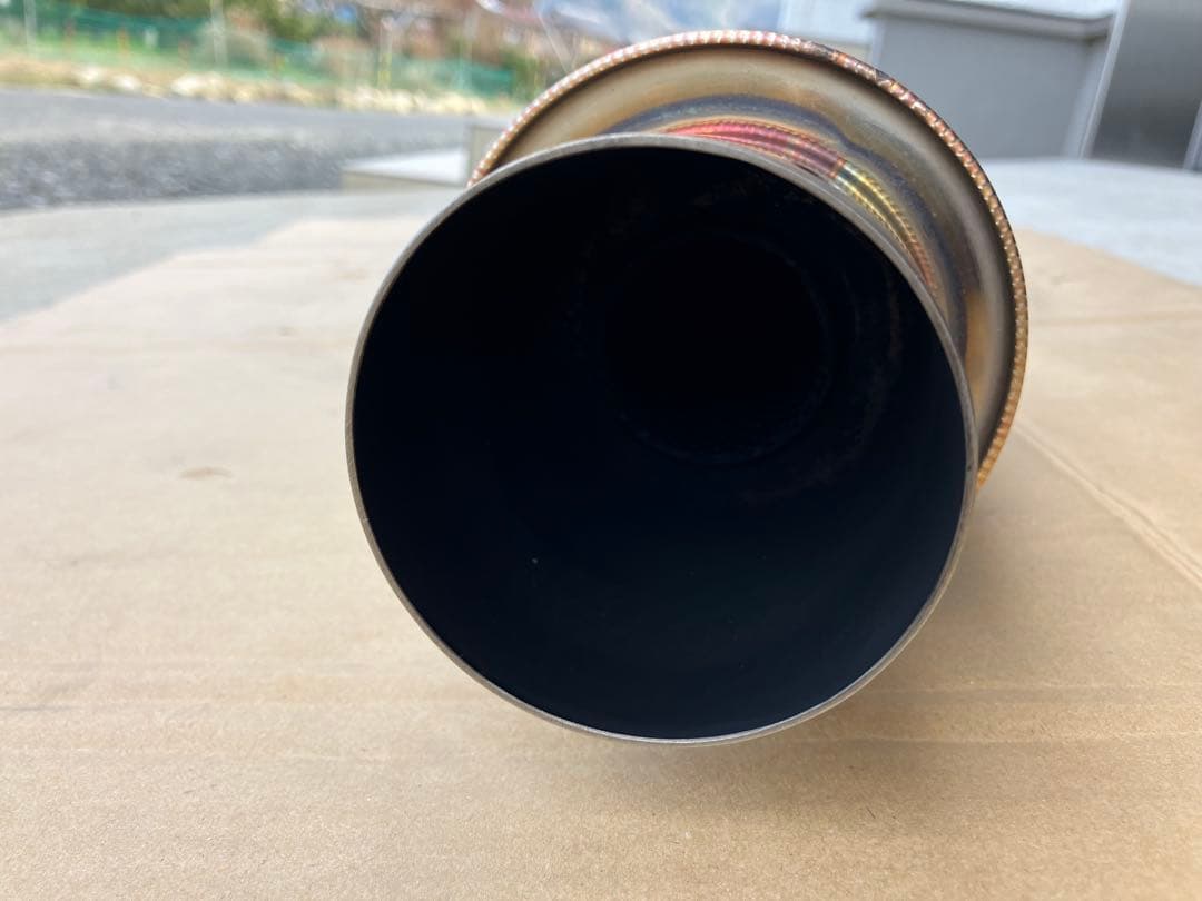 N1★コペンL880K オールステンマフラー 右片側出し