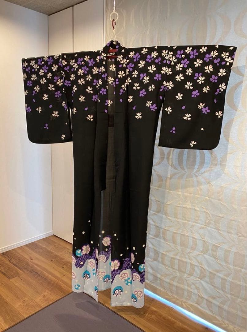 アナスイ浴衣　さんび　帯は組曲