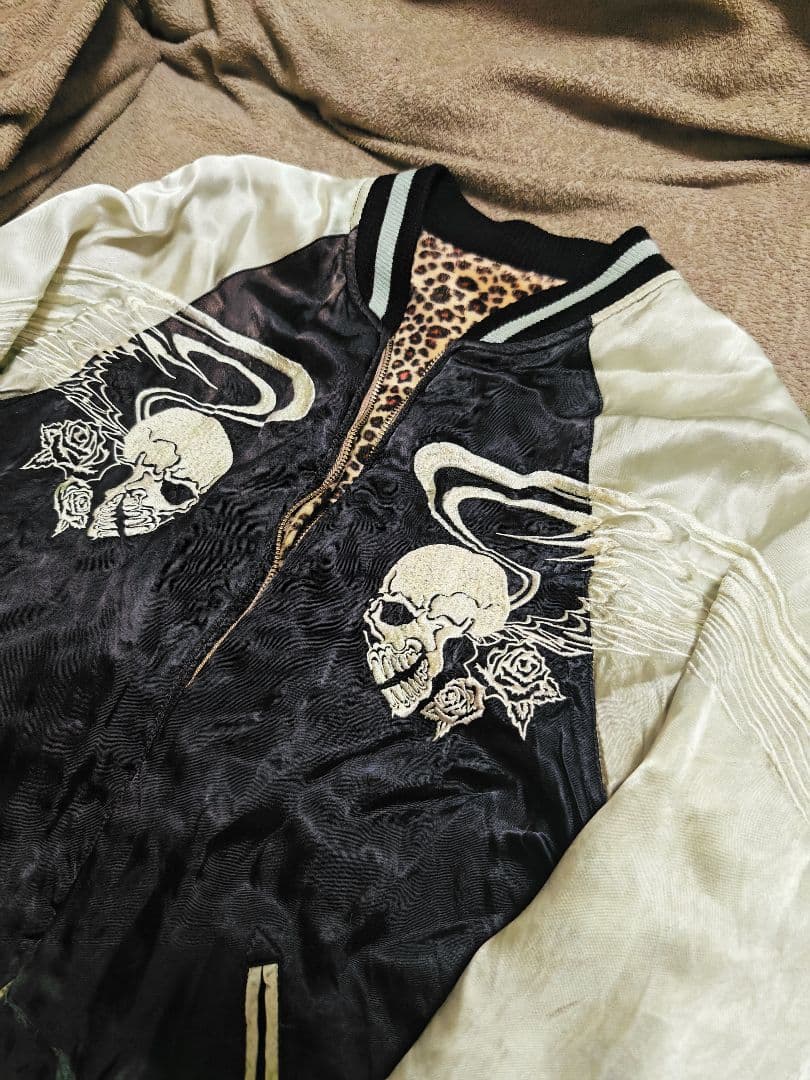 Back Street Crawler スカジャン 日本限定レーヨン レオパード