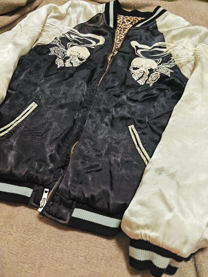 Back Street Crawler スカジャン 日本限定レーヨン レオパード