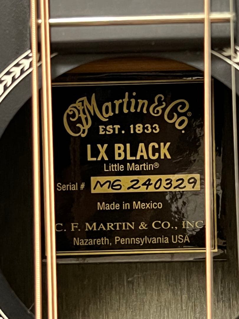 即発送 LX BLACK little Martin
