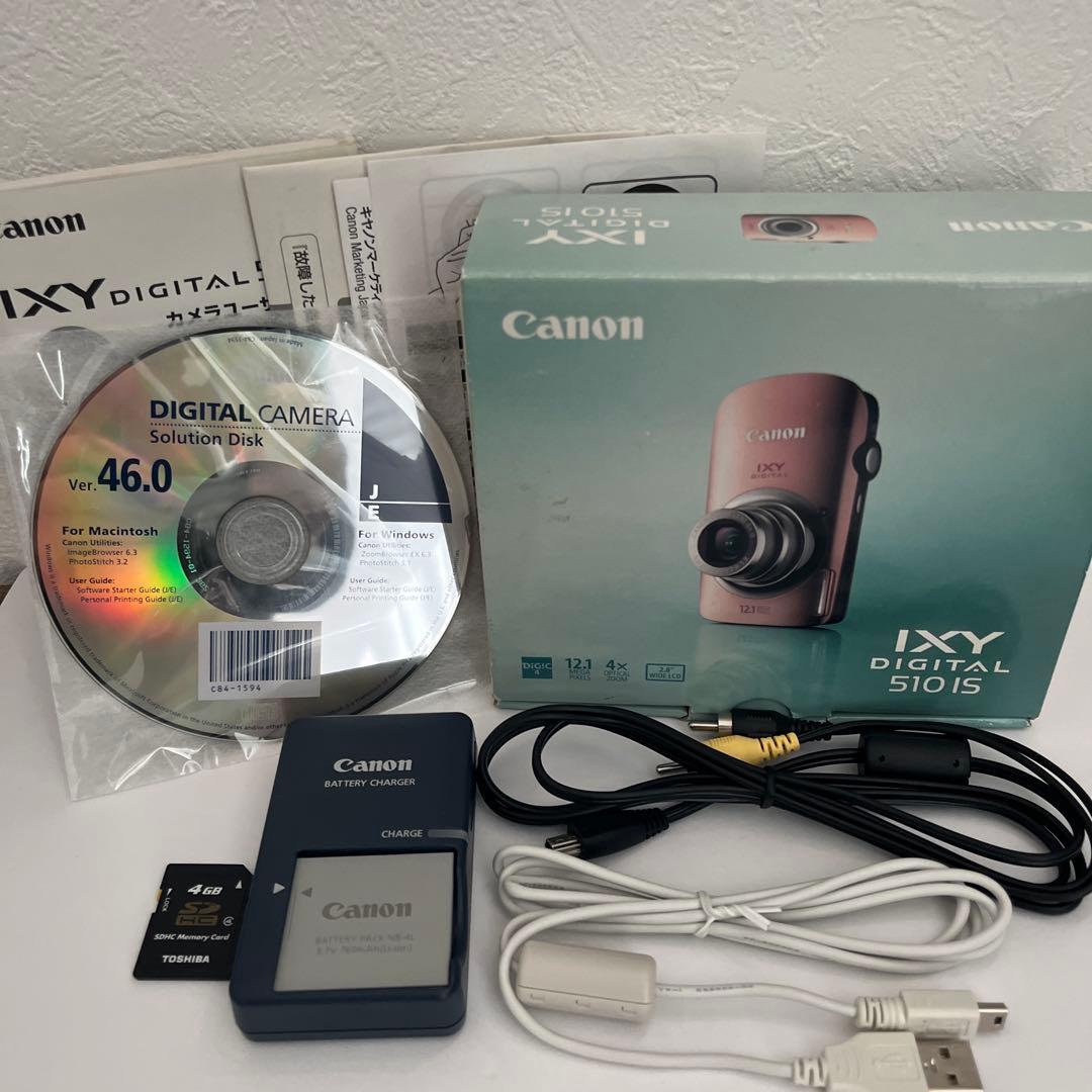 超美品 Canon キャノン lxy DIGITAL 510 is PC1356