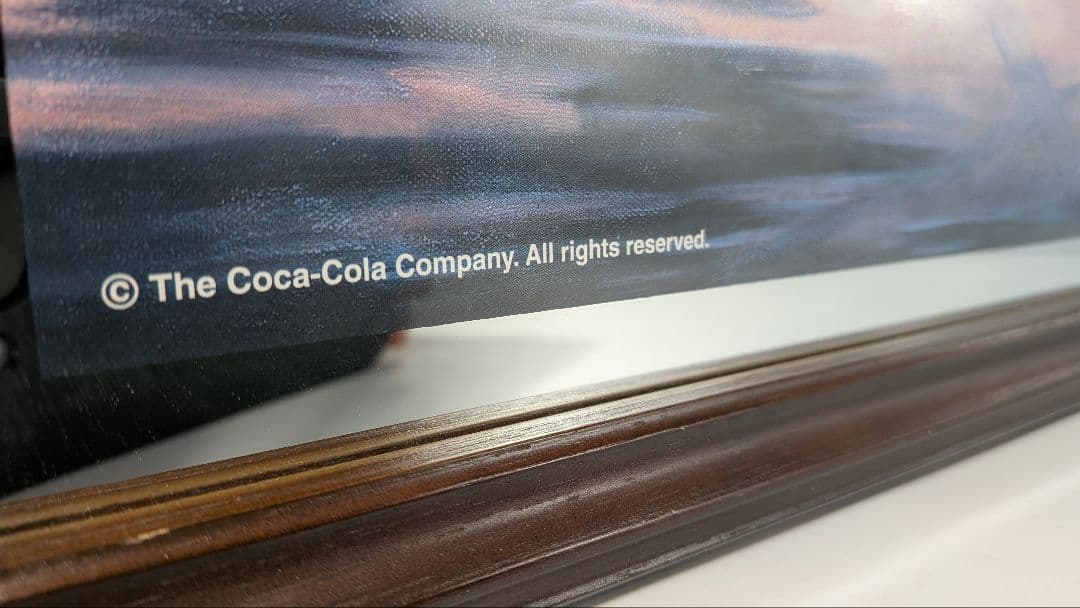 【希少品】Coca-Cola Looking Back パブミラー