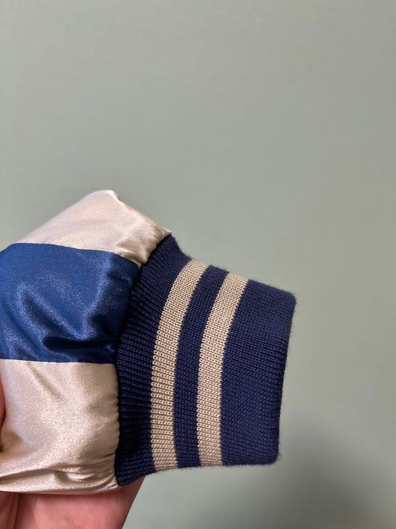 星姫 サテン スカジャン 月 兎 うさぎ 餅つき スーベニアジャケット 日本製