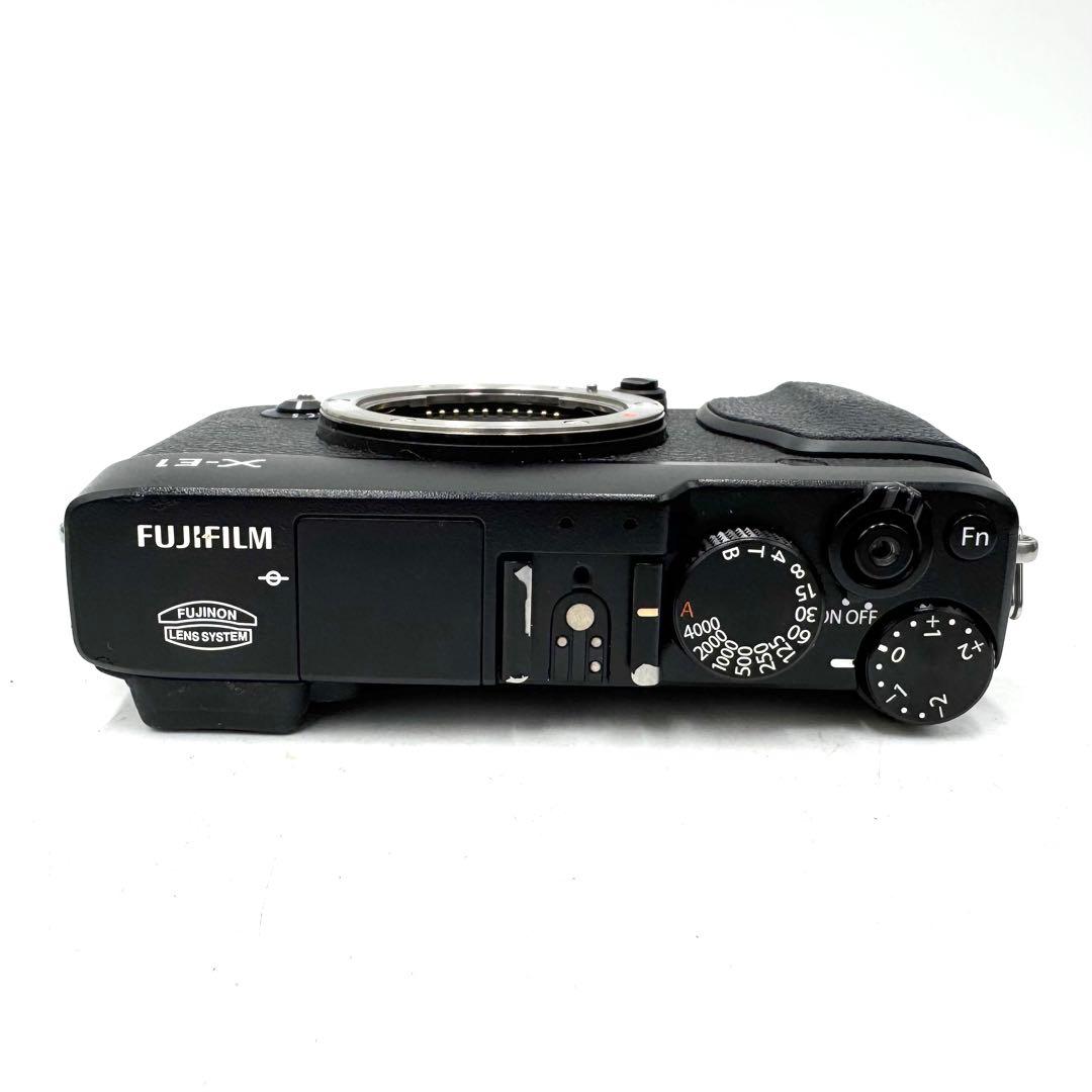 動作良好 FUJIFILM フジフィルムX-E1 ミラーレス 一眼 ブラック