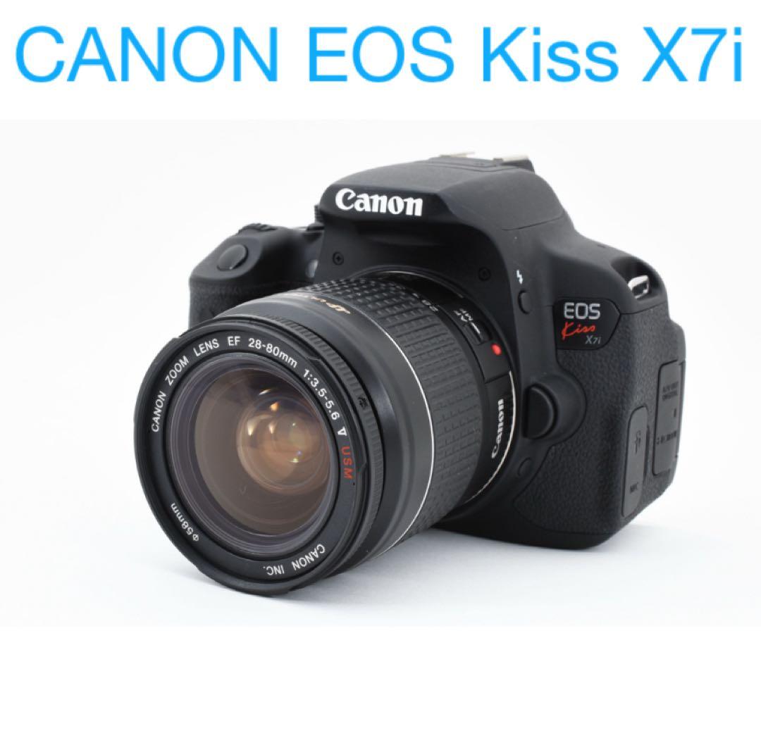 デジタル一眼レフカメラ　Canon EOS Kiss X7i EF28-80㎜