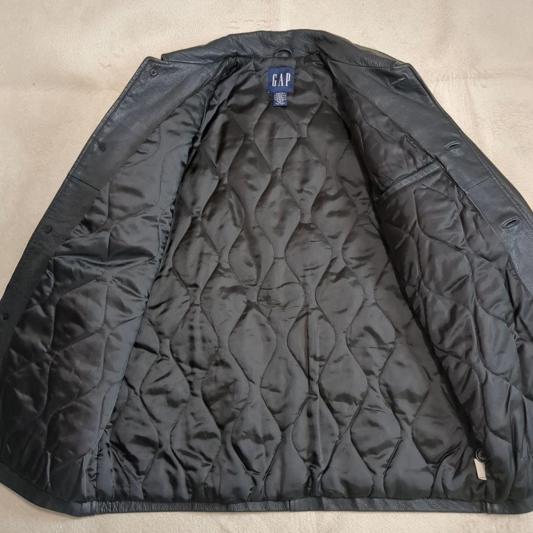 美品 オールドギャップ カーコート ブラック リアルレザー Mサイズ 野村訓市