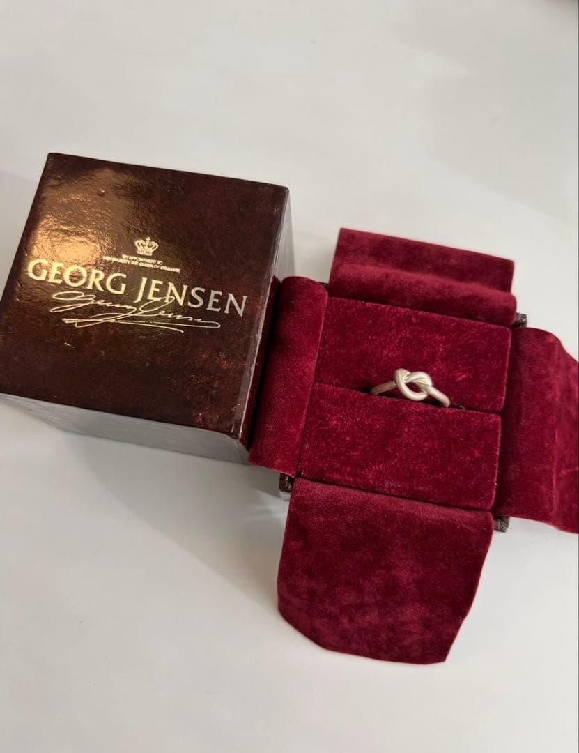   ジョージジェンセンノットリング シルバー7号