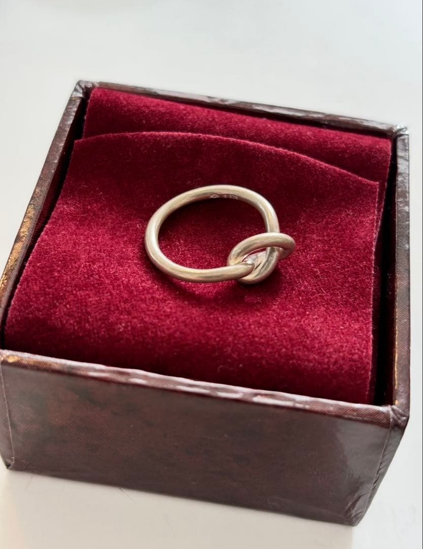   ジョージジェンセンノットリング シルバー7号